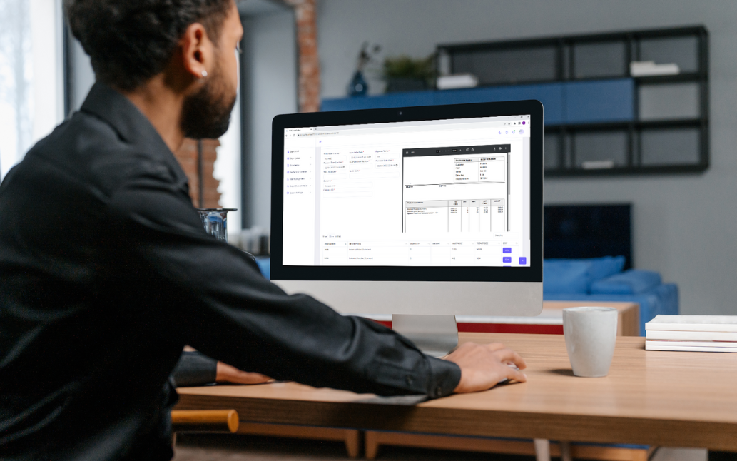 user on a desk working on SED